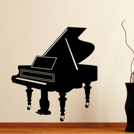 Sticker Grand piano pas cher - Stickers Musique discount