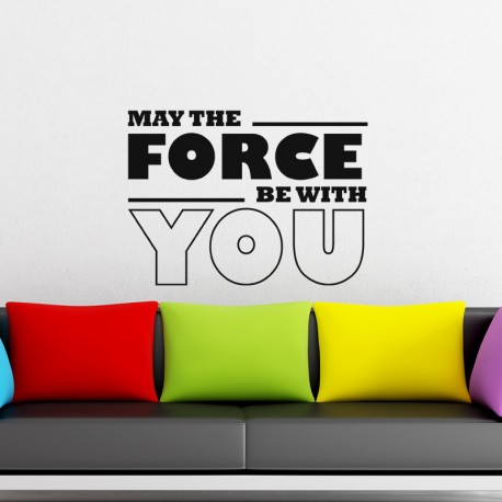 Sticker May the force be with you