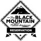 Sticker The black mountain