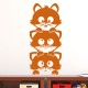 Sticker mignons trois petits chatons