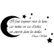 Sticker citation il faut toujours viser la lune