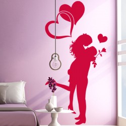 Sticker citation chambre Coin d'amour pas cher - Stickers Citations  discount - stickers muraux - madeco-stickers